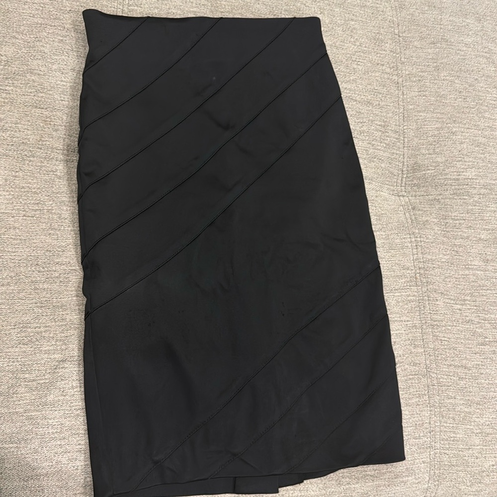 BEBE faux leather pencil skirt